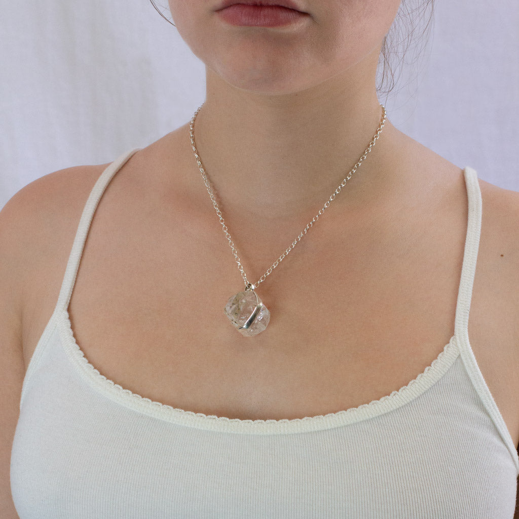 Herkimer diamond necklace for on sale sale