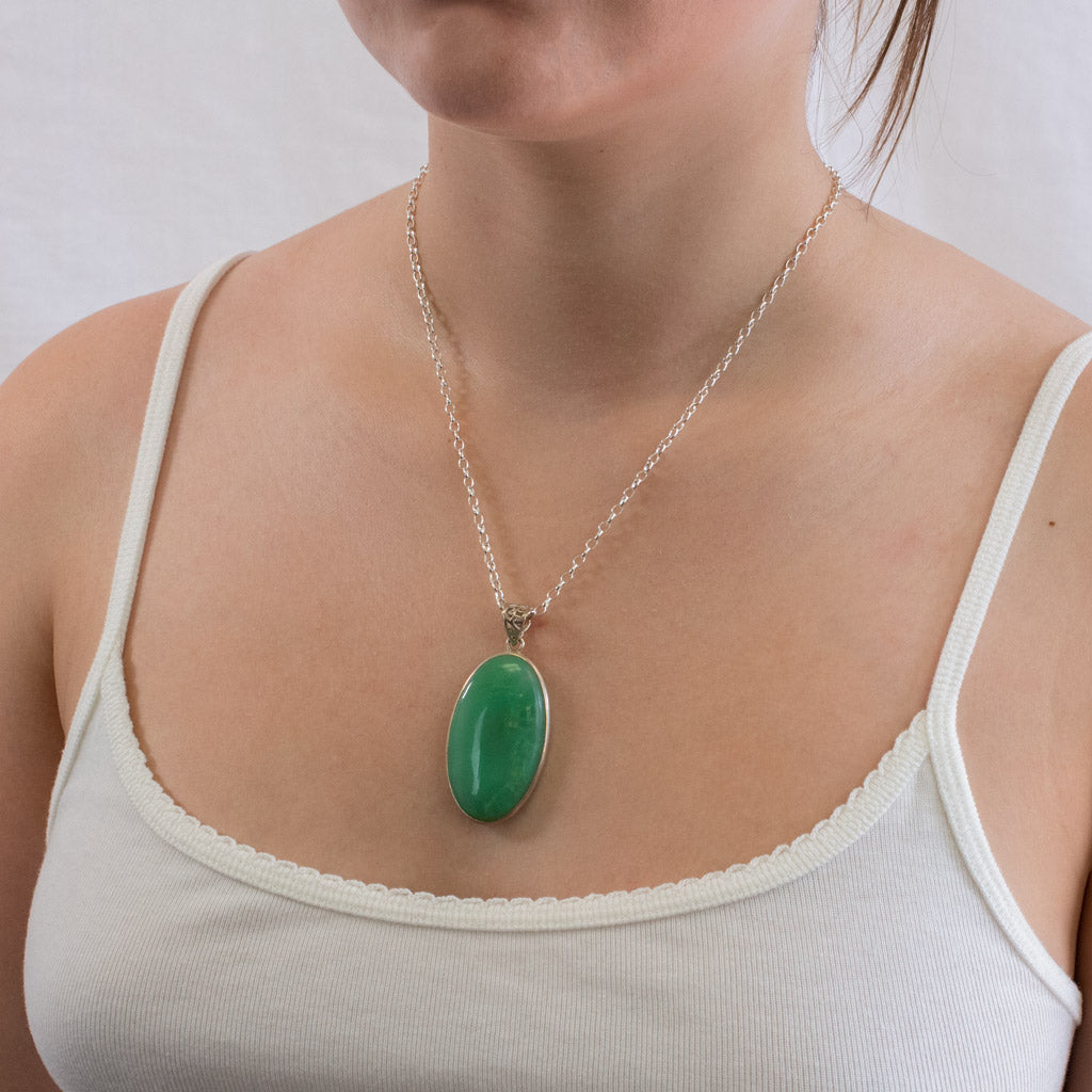 Chrysoprase pendant on sale