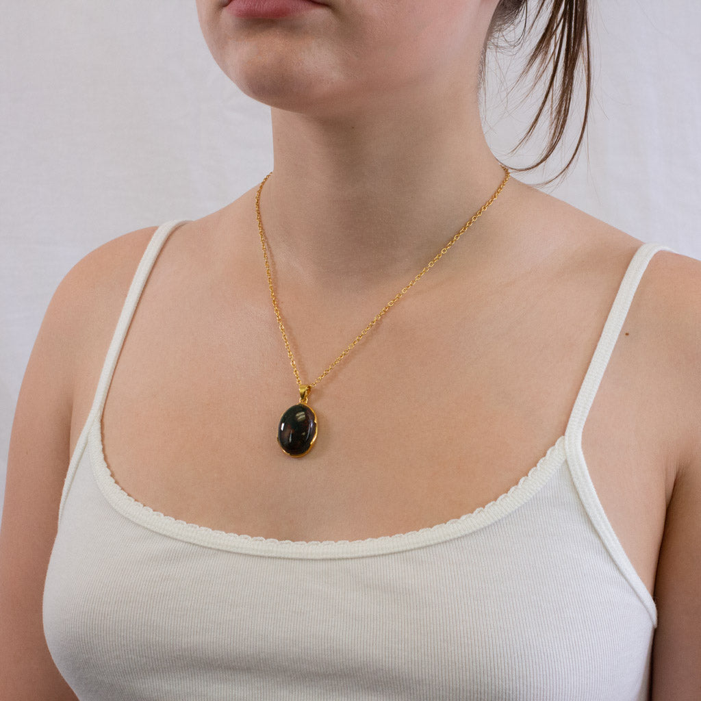 Bloodstone necklaces shop