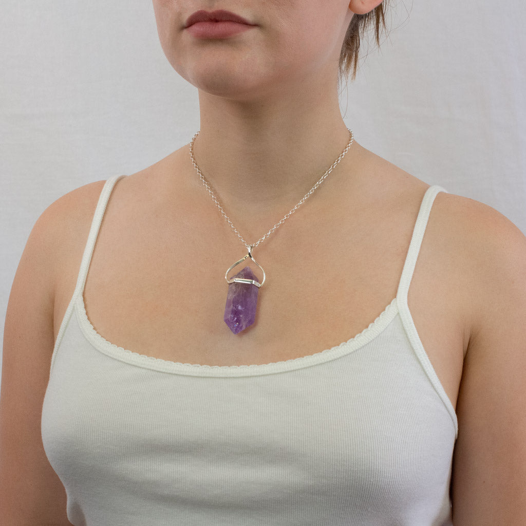 Harmonious Amethyst Necklace for Everyone - Style & Serenity | Luck Strings
