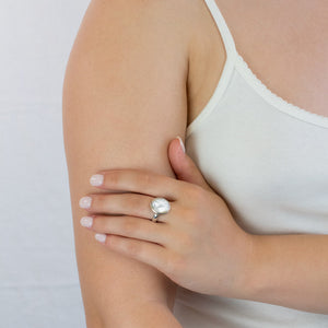 Pearl Ring on model