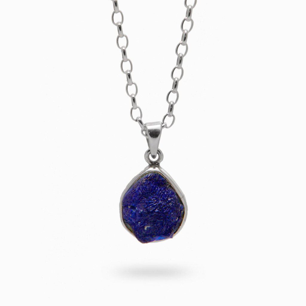 AZURITE RAW NECKLACE