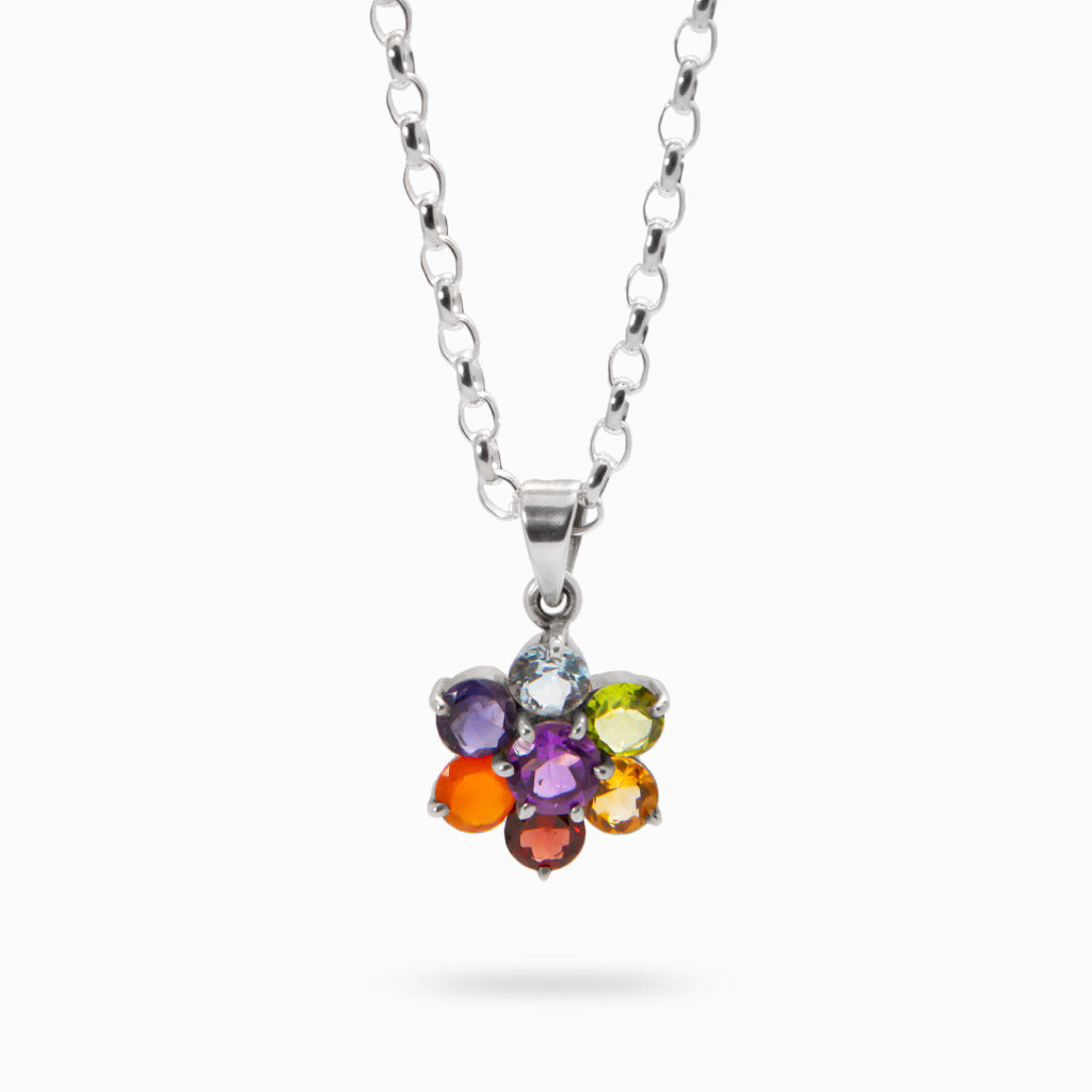 FLOWER CHAKRA NECKLACE