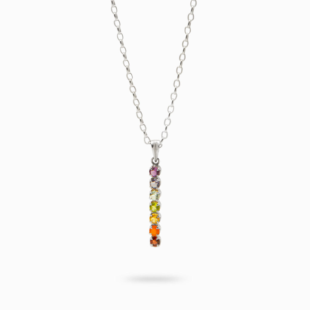 FACETED CHAKRA NECKLACE