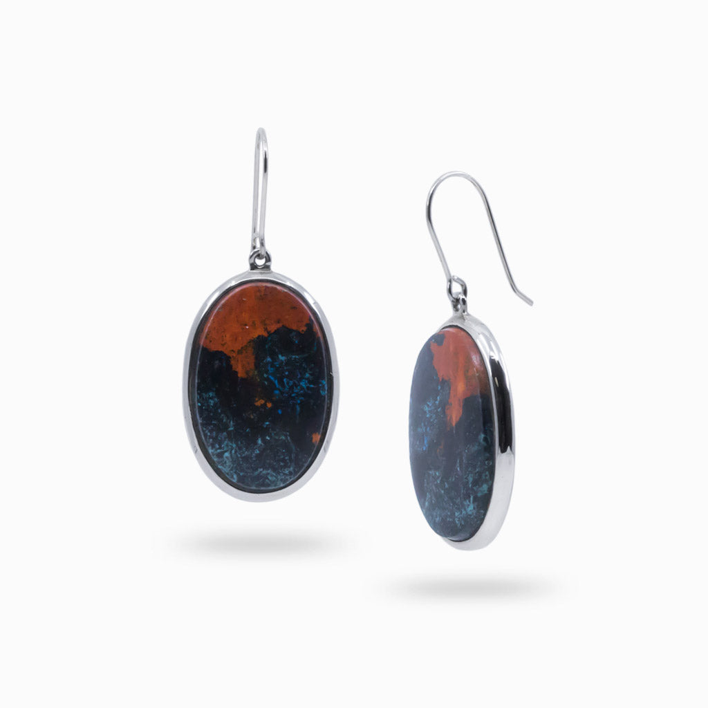 CHRYSOCOLLA CUPRITE Earrings