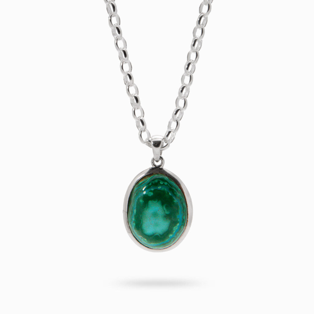 CHRYSOCOLLA MALACHITE NECKLACE