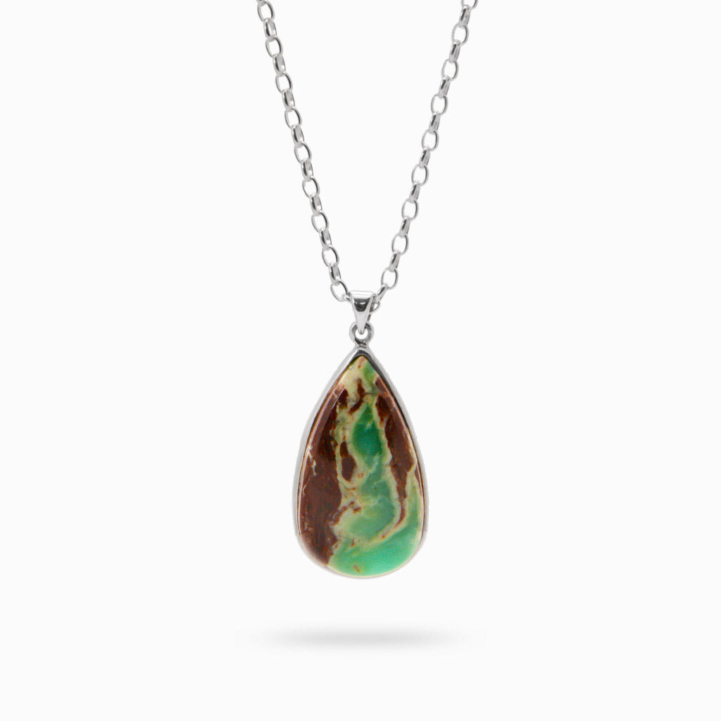 CHRYSOPRASE I MATRIX NECKLACE