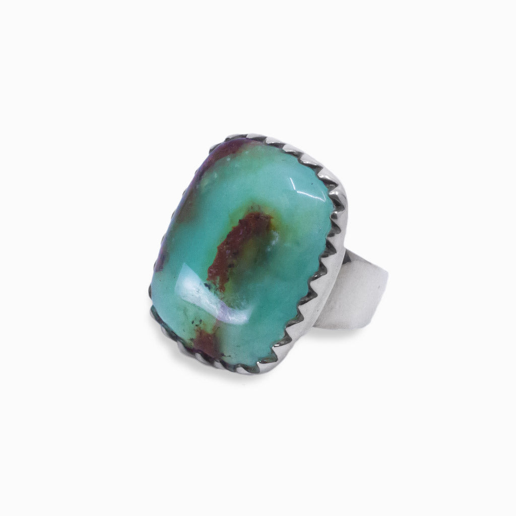 CHRYSOPRASE IN MATRIX RING