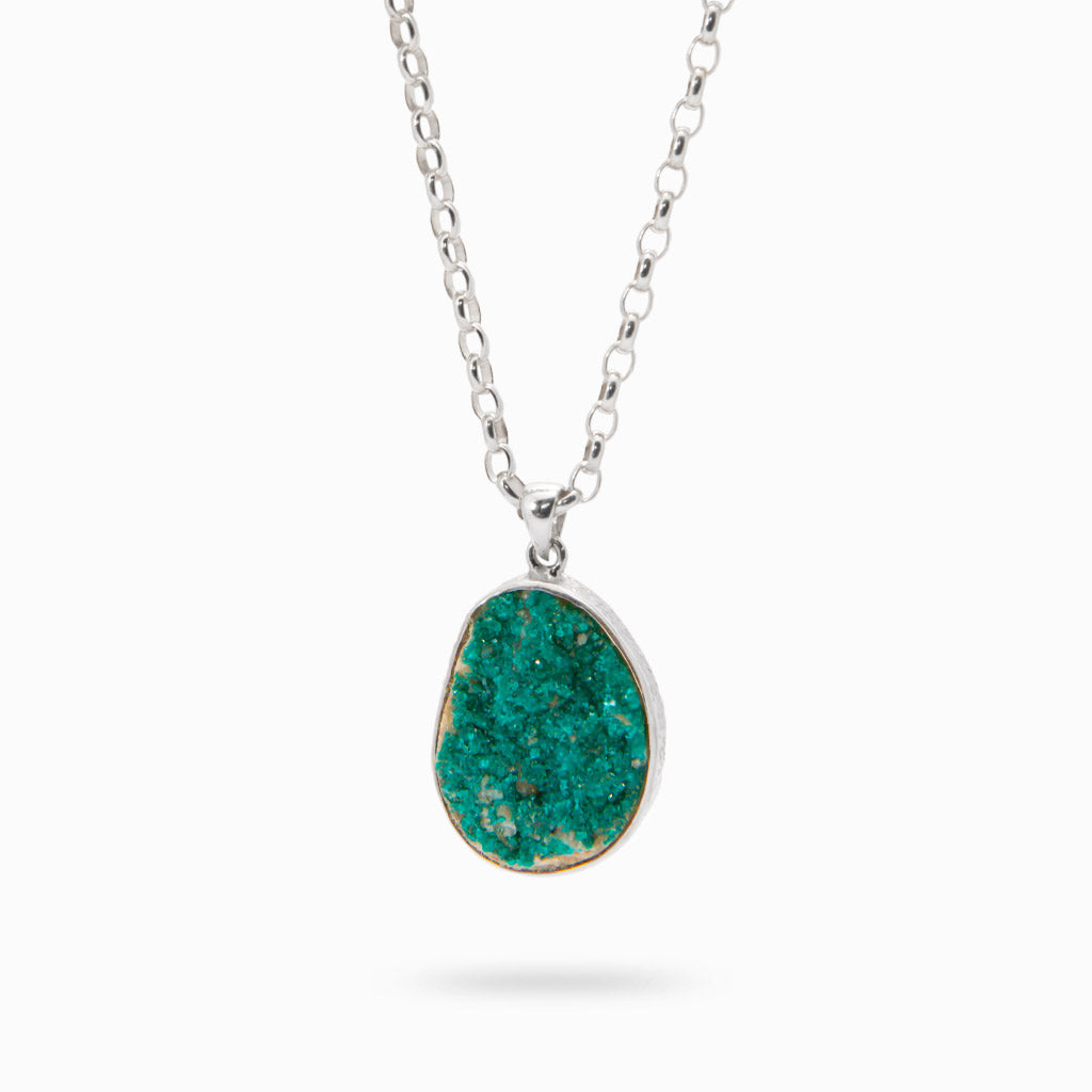 DIOPTASE NECKLACE