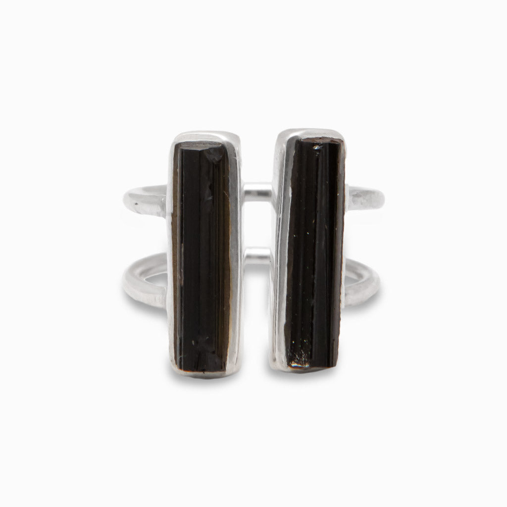 BLACK TOURMALINE RING