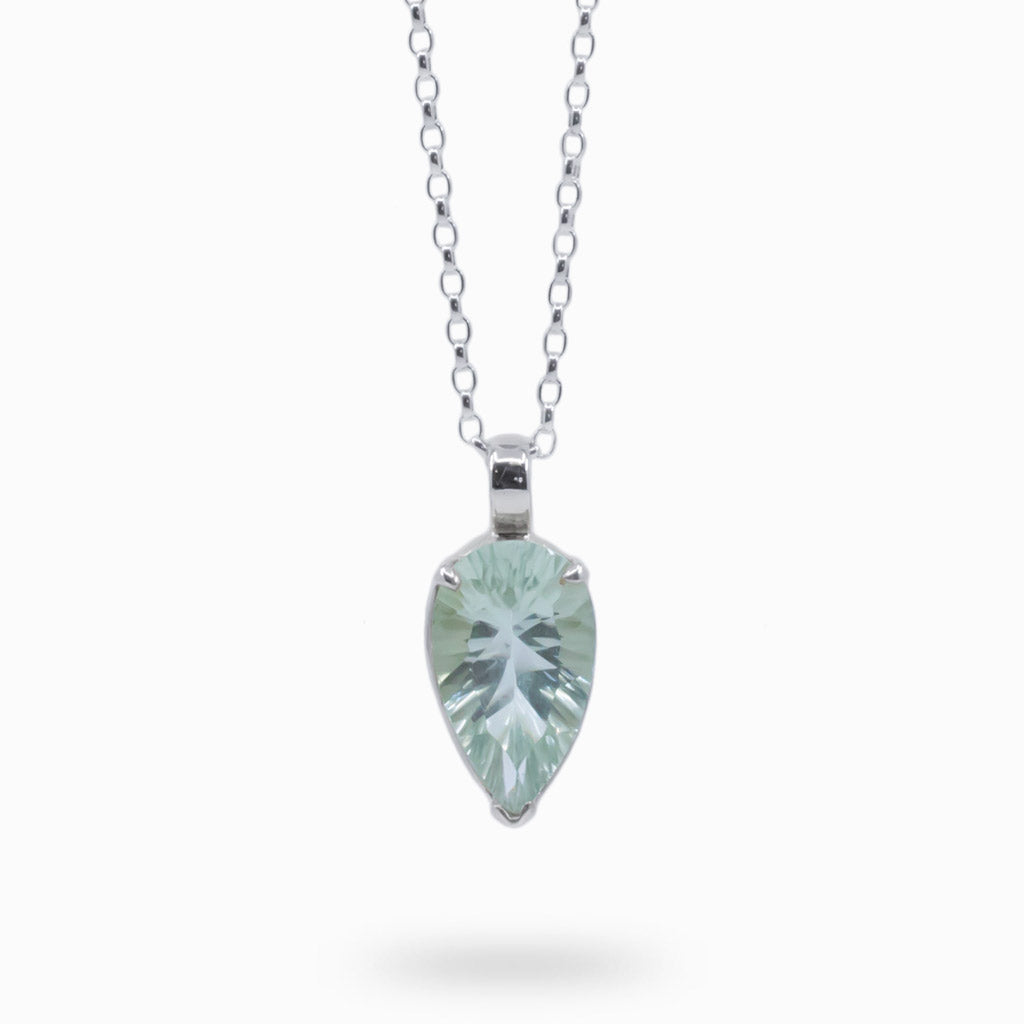 green quartz necklace