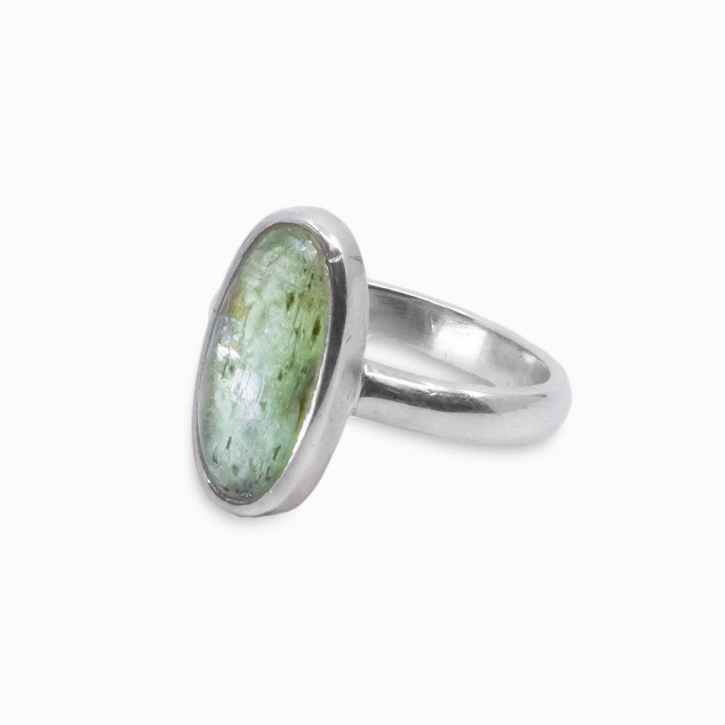 GREEN KYANITE RING