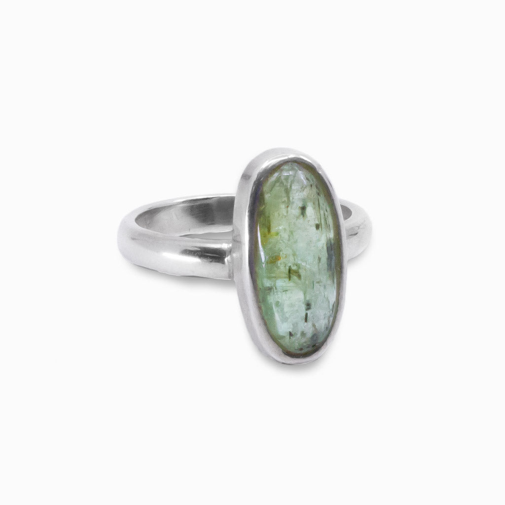 GREEN KYANITE RING