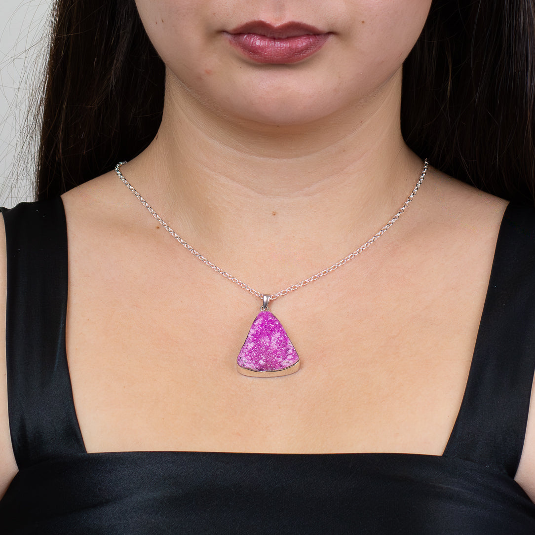 Cobaltian Calcite Necklace