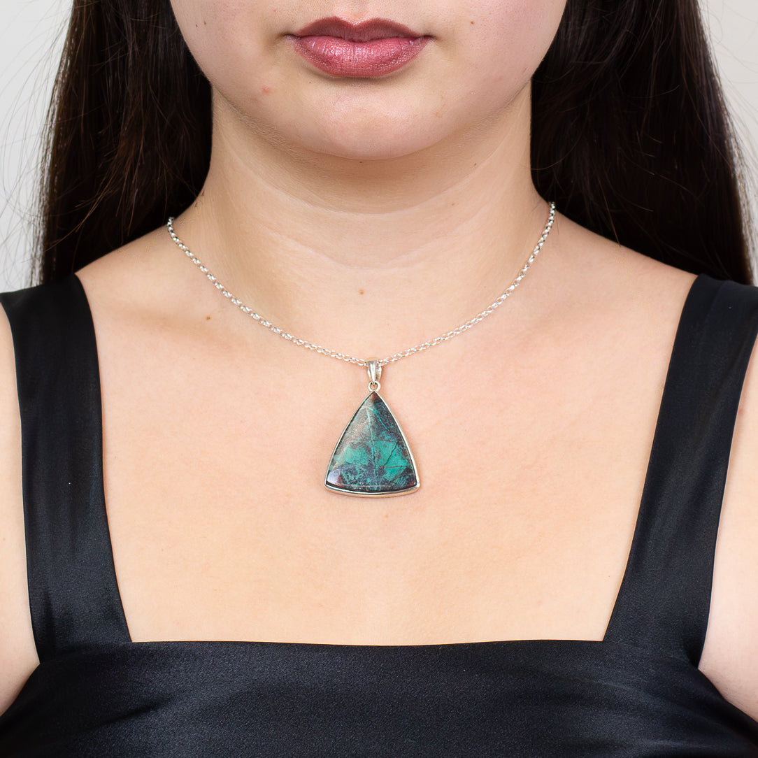 Chrysocolla Cuprite Necklace