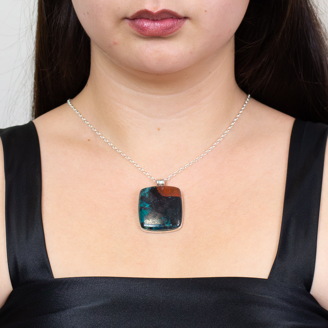 Chrysocolla Cuprite Necklace