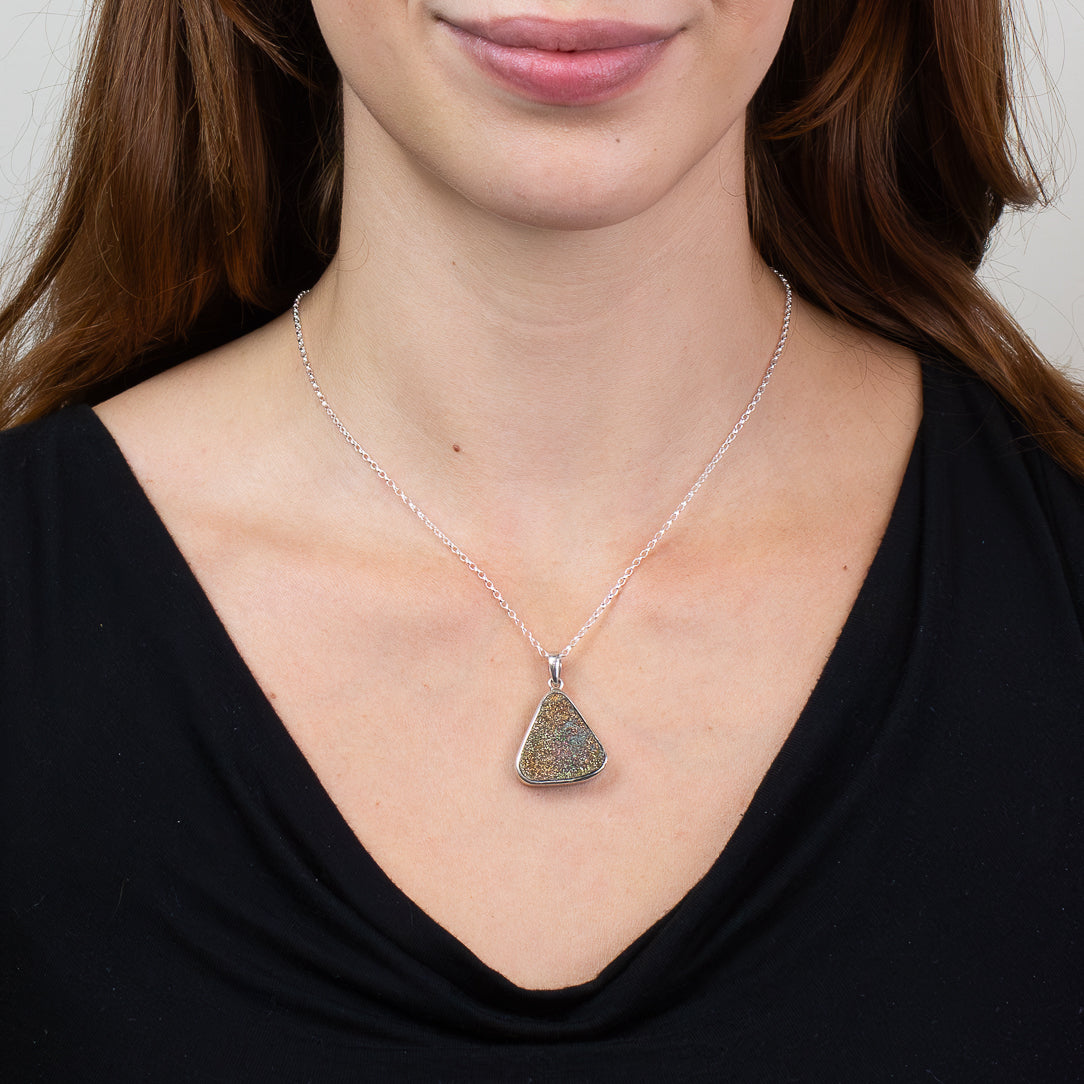 Rainbow Pyrite Necklace