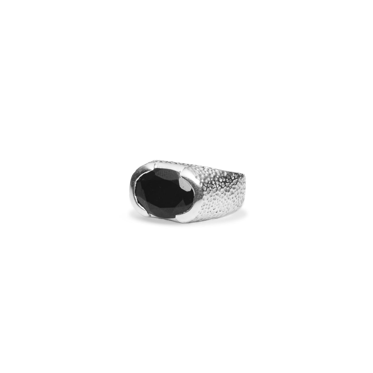 ONYX FAC RING 