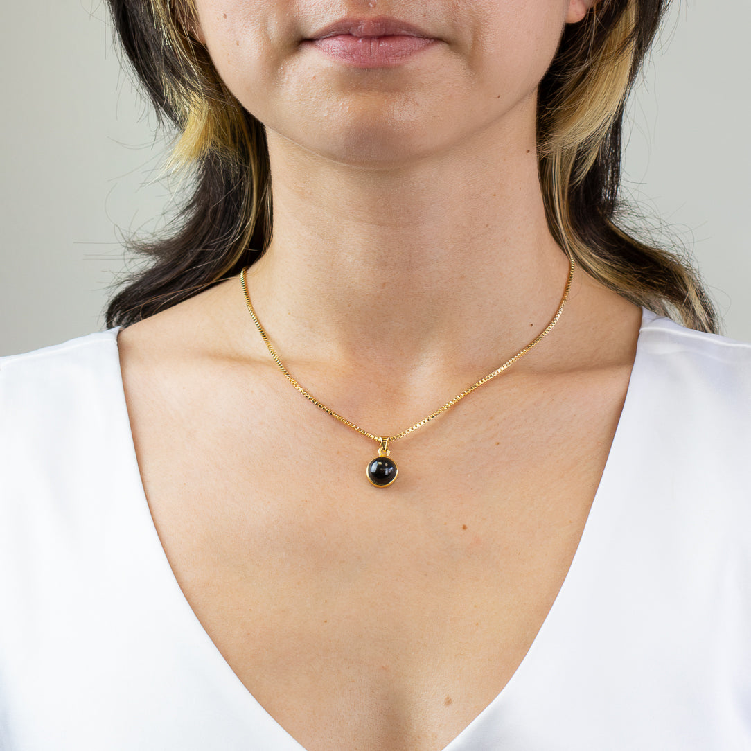 Black Star Diopside Necklace