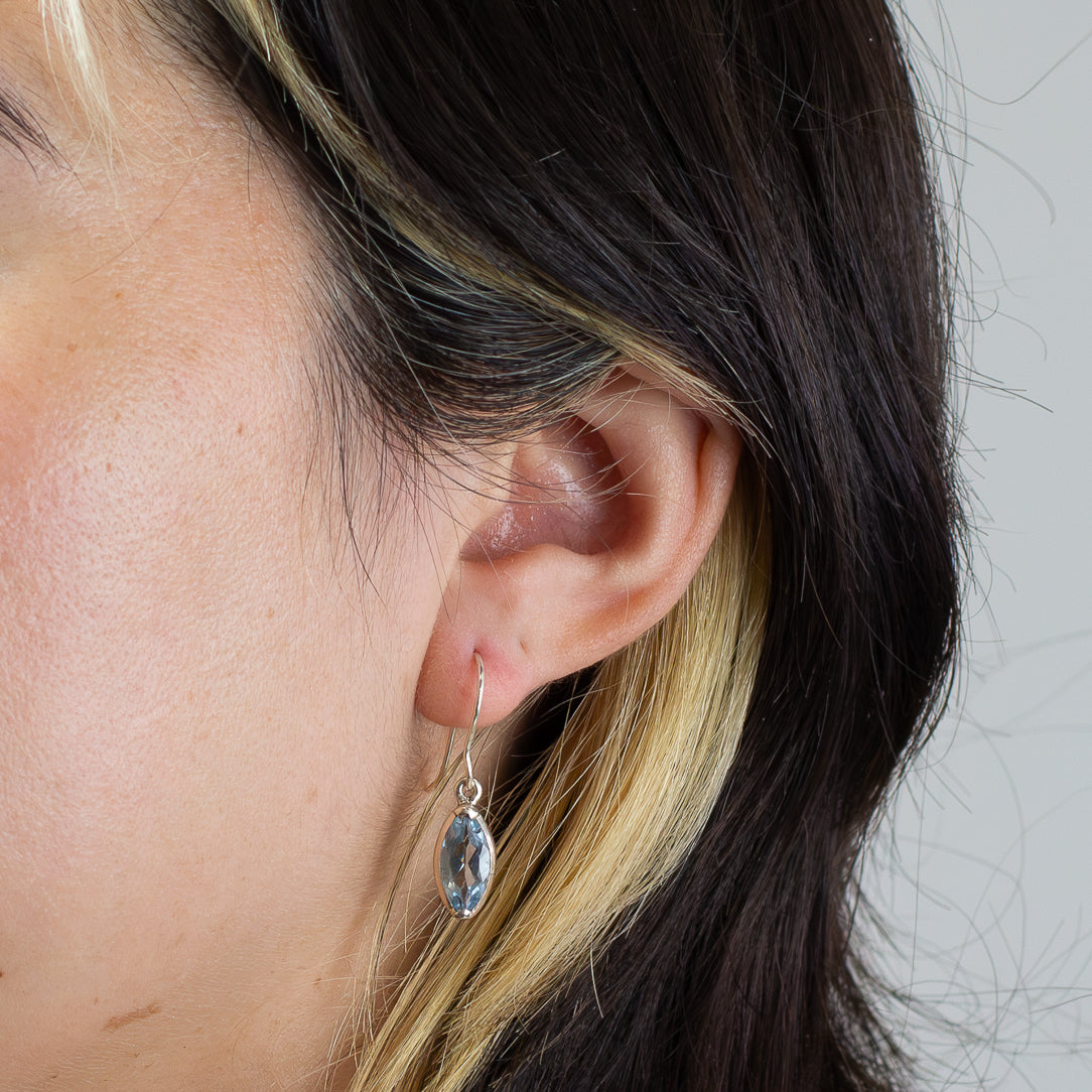 Blue Topaz Earrings