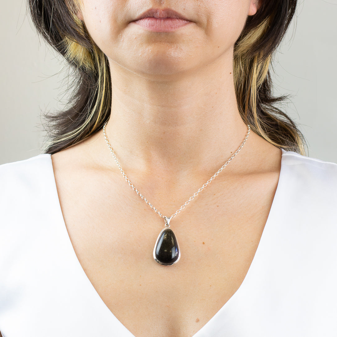 Goldsheen Obsidian Necklace