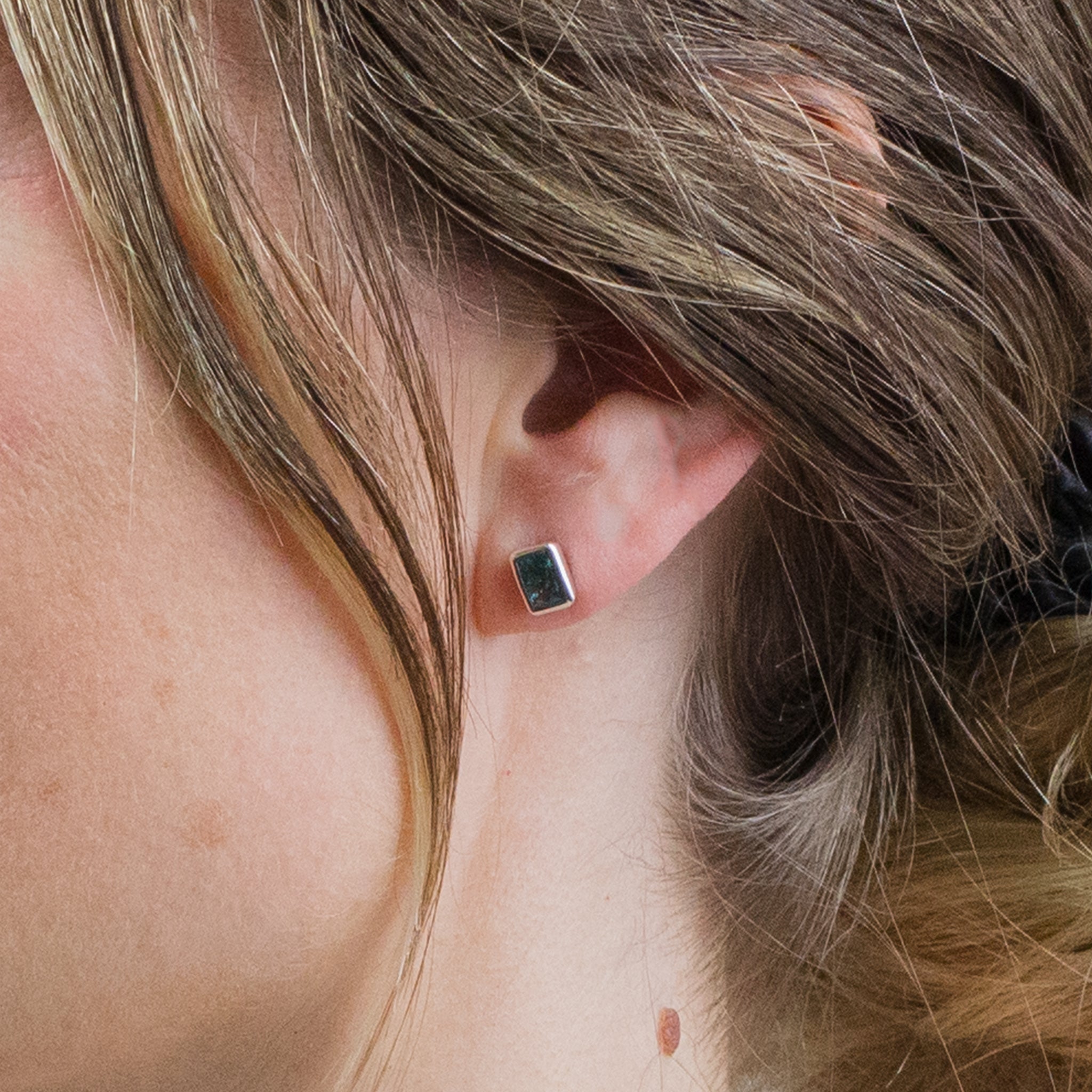 Apatite Stud Earrings