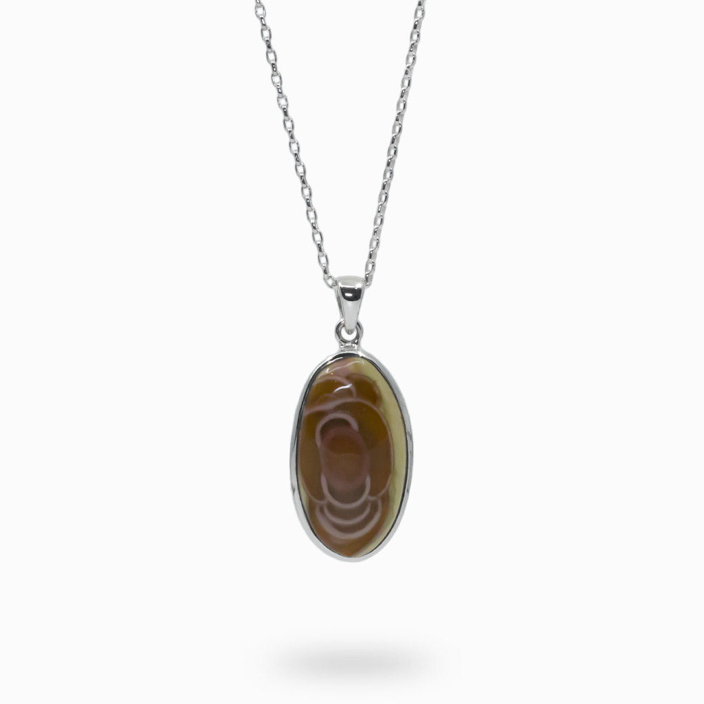 Oval Cabochon Imperial Jasper necklace