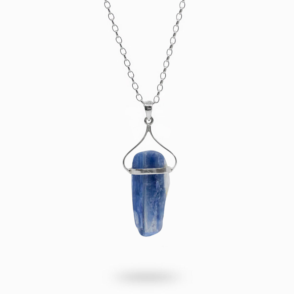 Raw Kyanite necklace