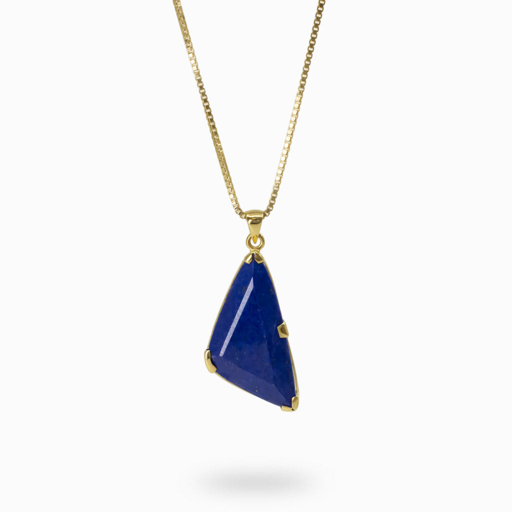 Faceted Lapis Lazuli necklace