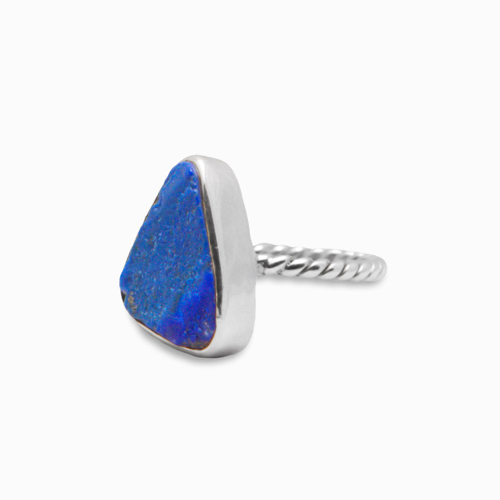 RAW LAPIS LAZULI RING