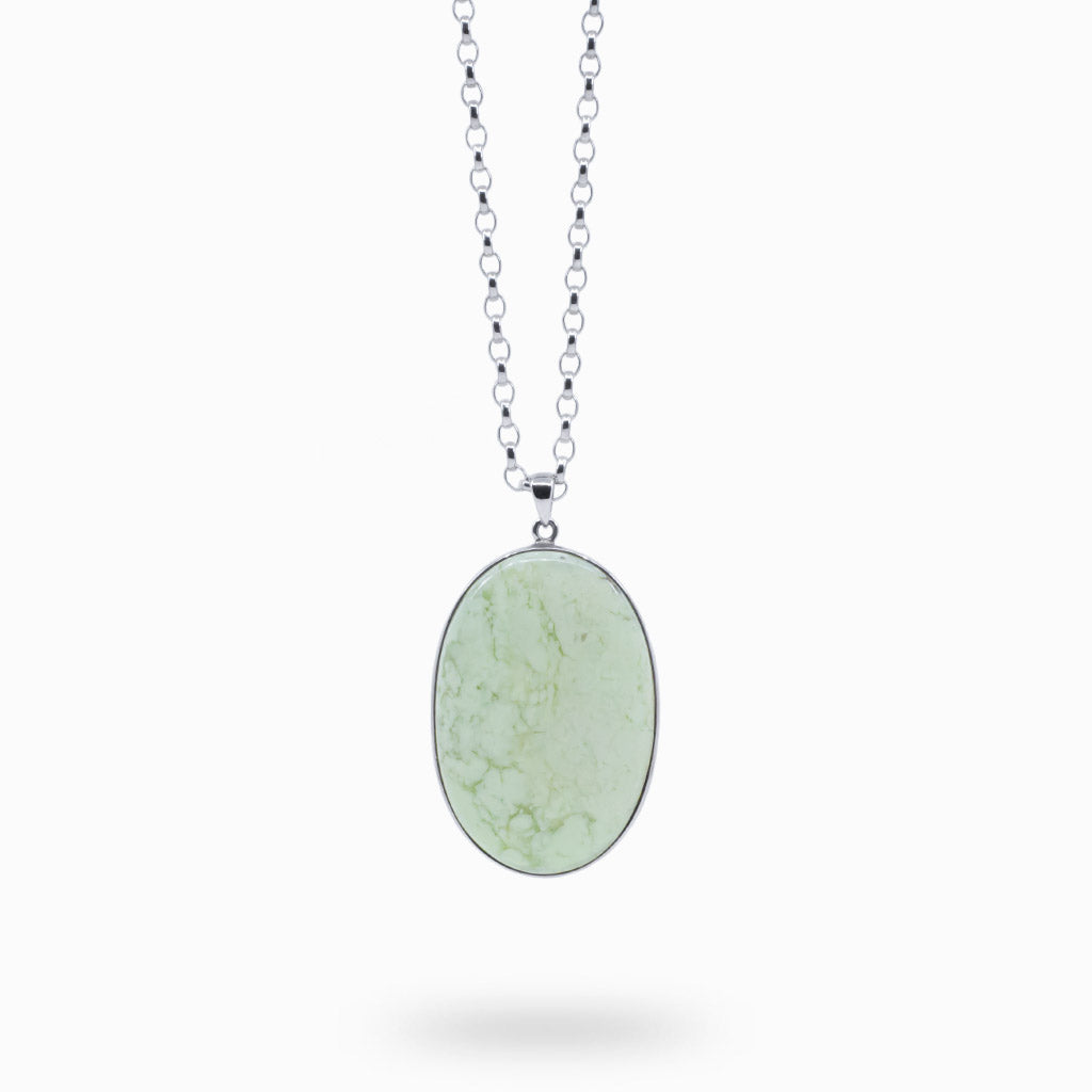 Lemon Chrysoprase Necklace