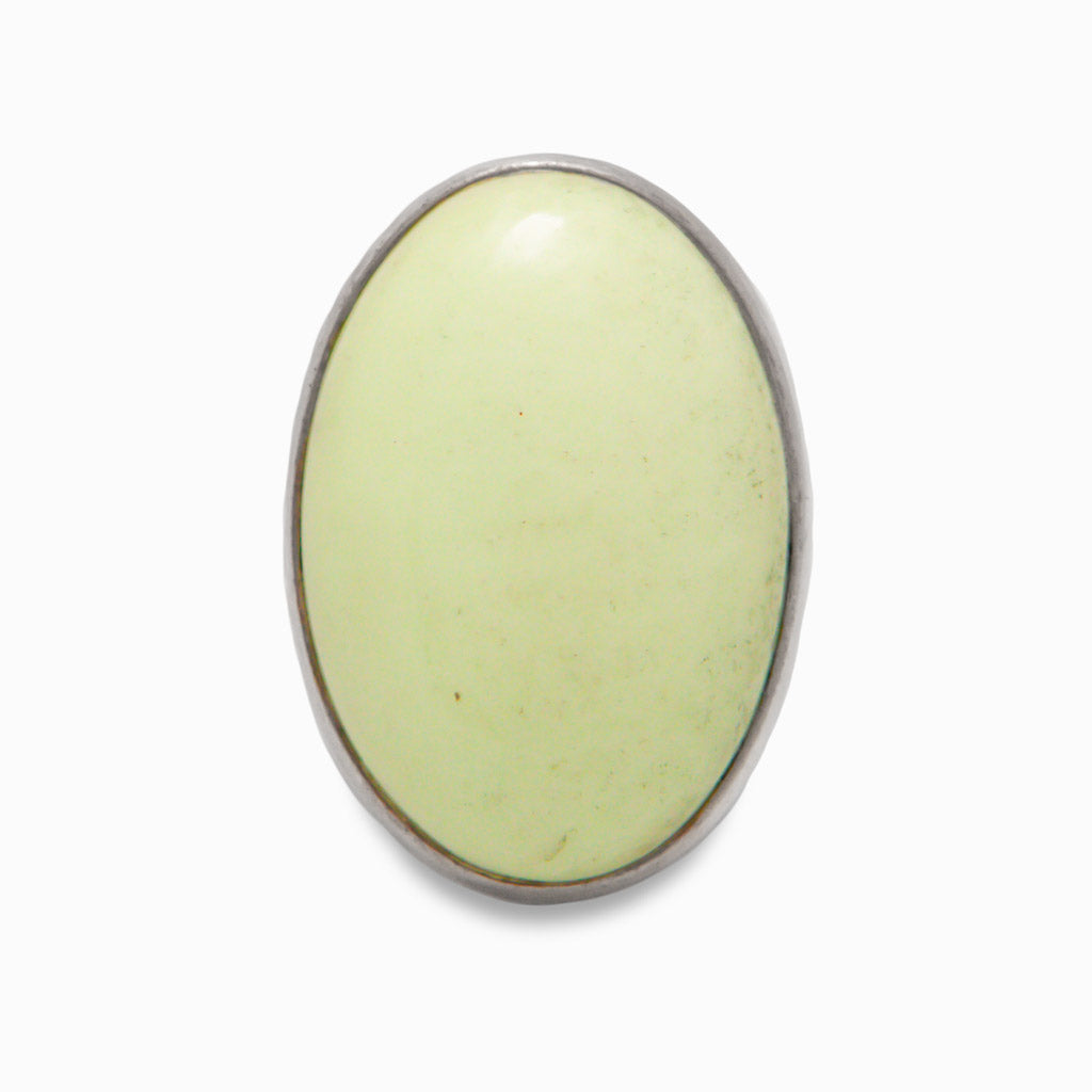 LEMON CHRYSOPRASE RING