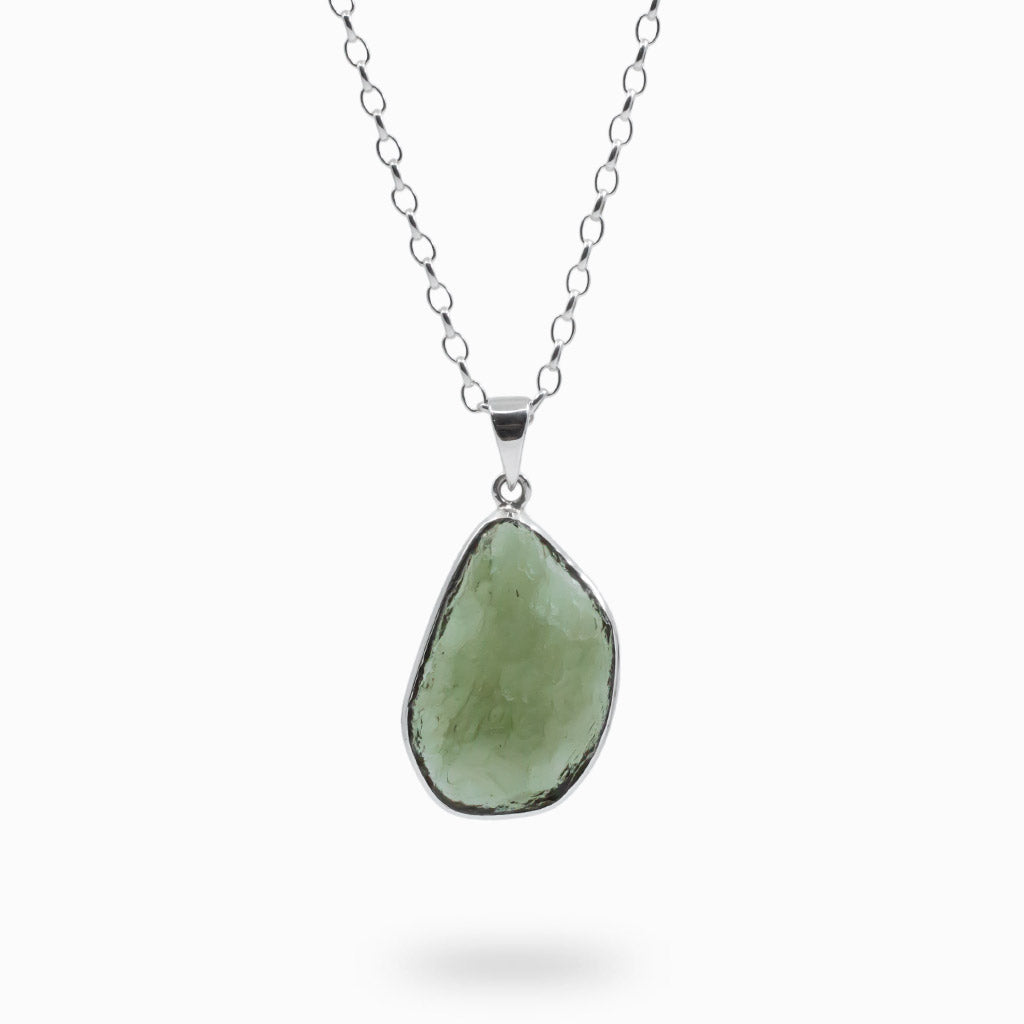 Moldavite Necklace Made In Earth US1