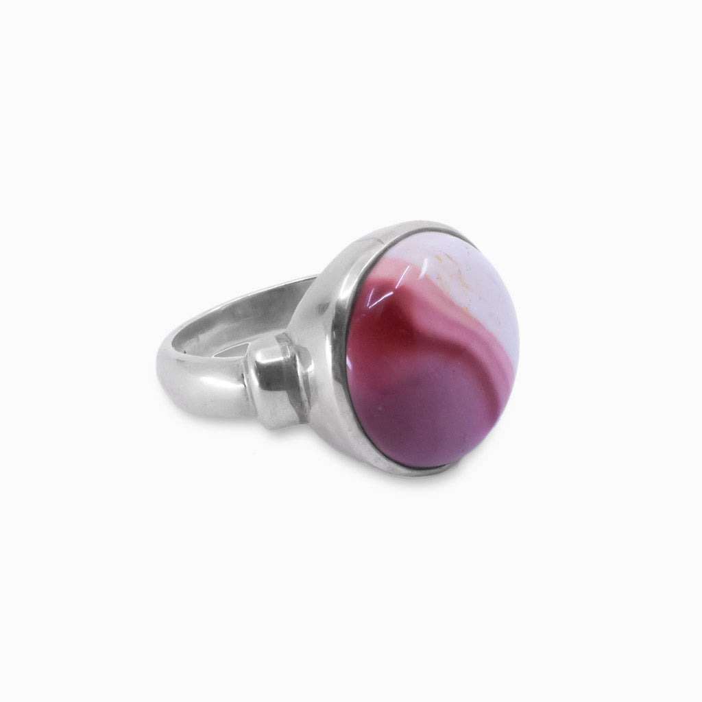 MOOKAITE CABOCHON RING