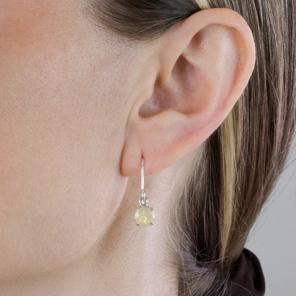 Precious Opal Drop Earrings