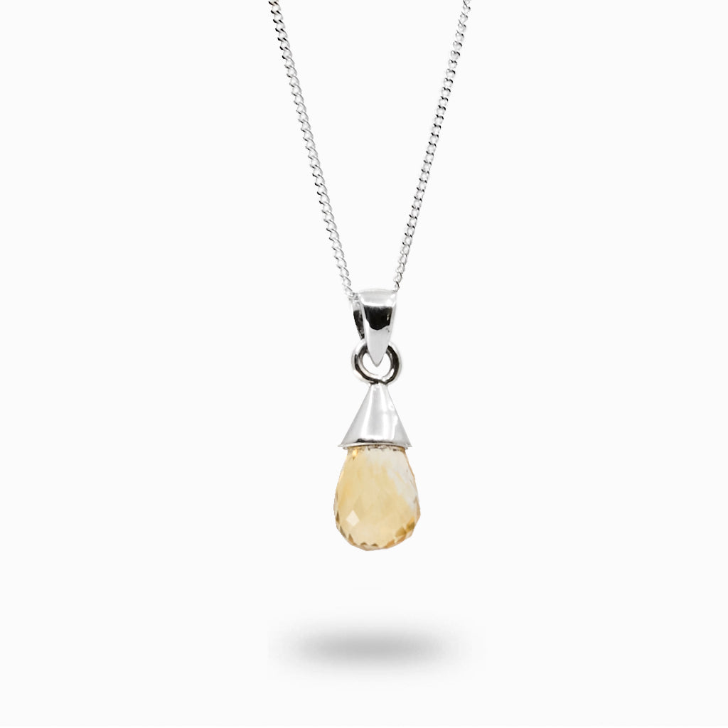 FACETED CITRINE NECKLACE