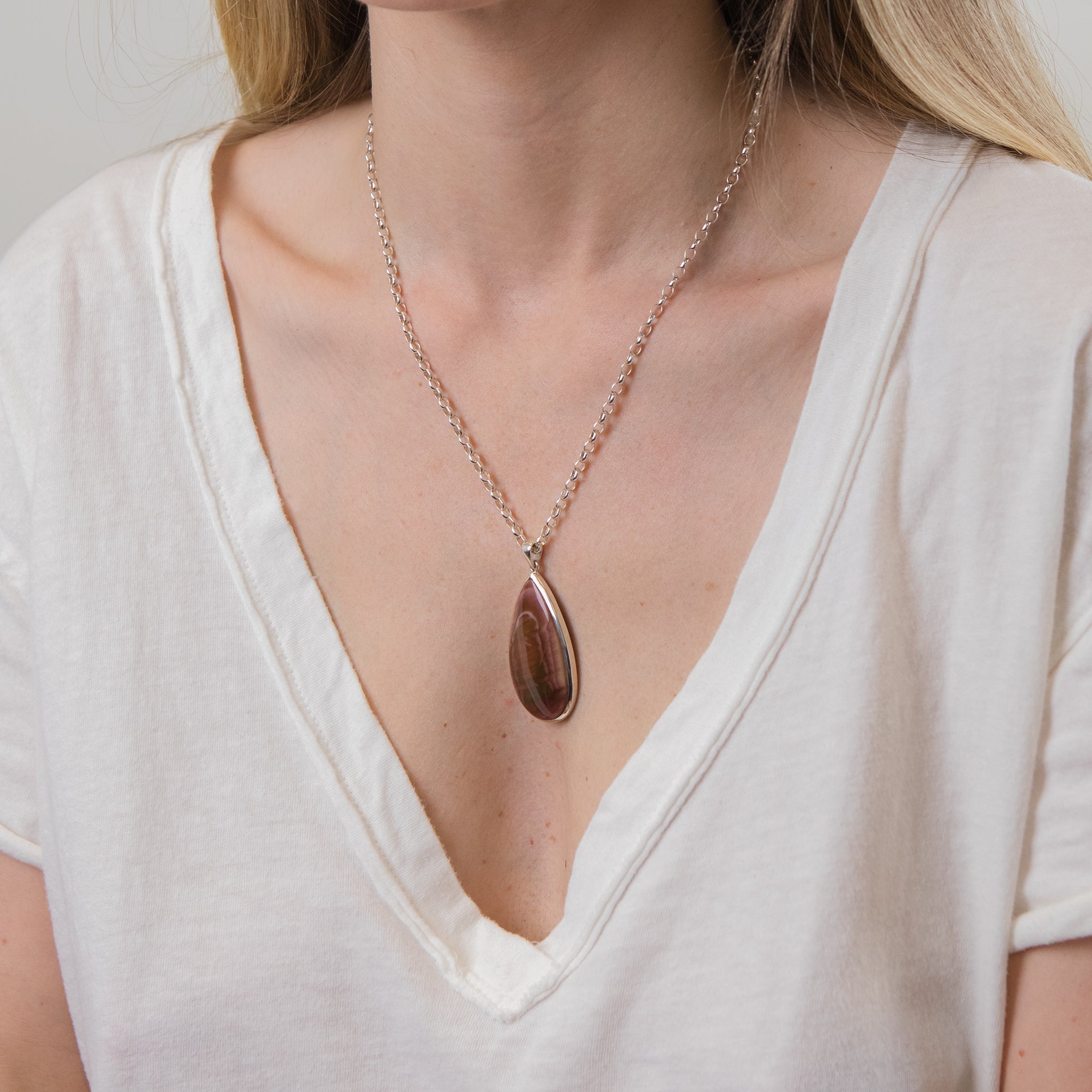 
Imperial jasper necklace
 ON MODEL