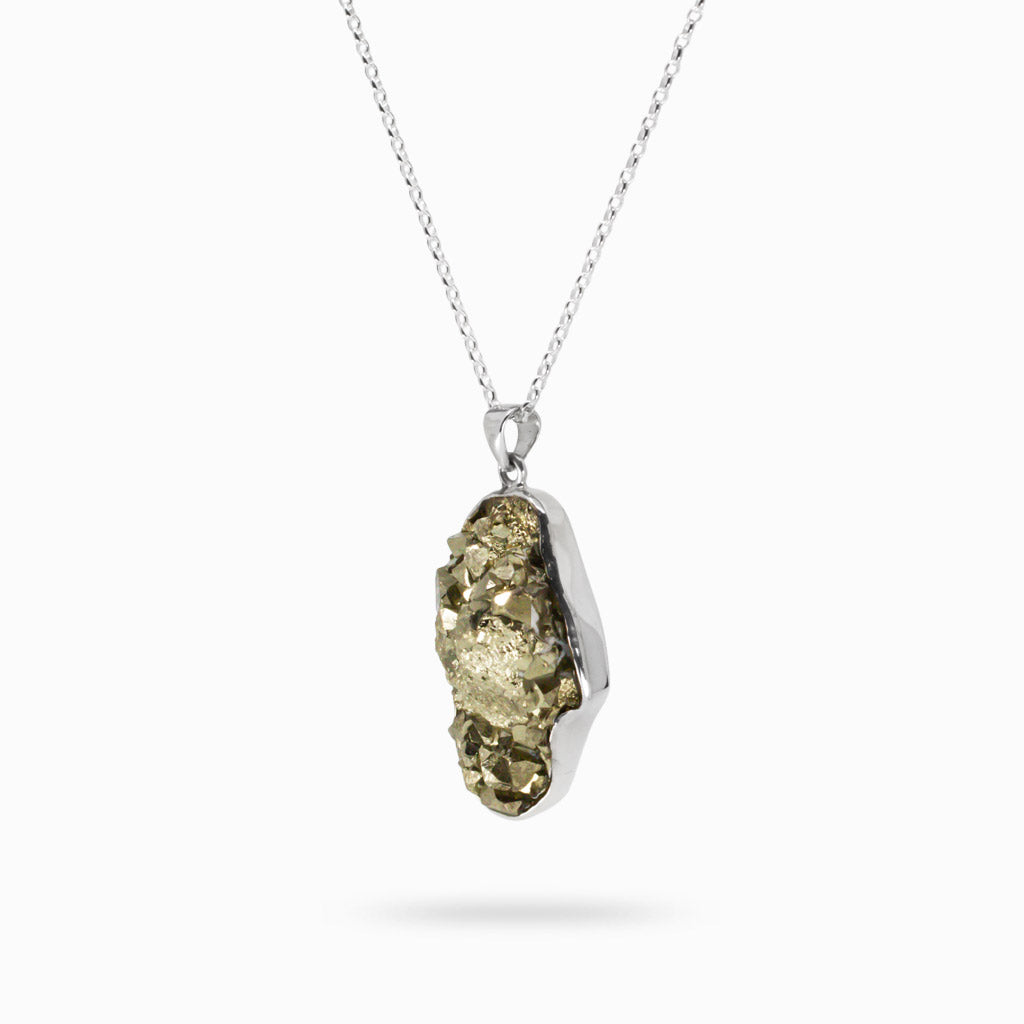 RAW PYRITE NECKLACE