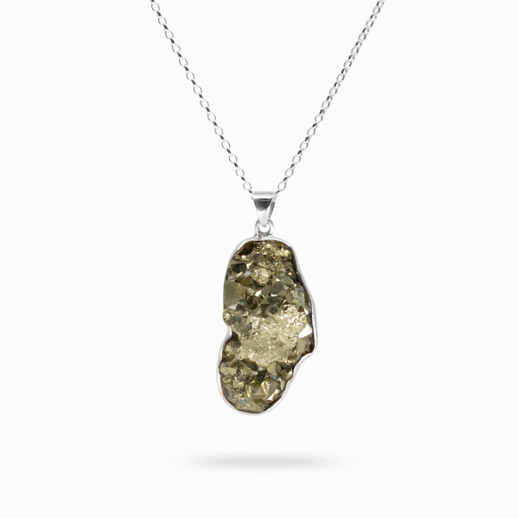 RAW PYRITE NECKLACE