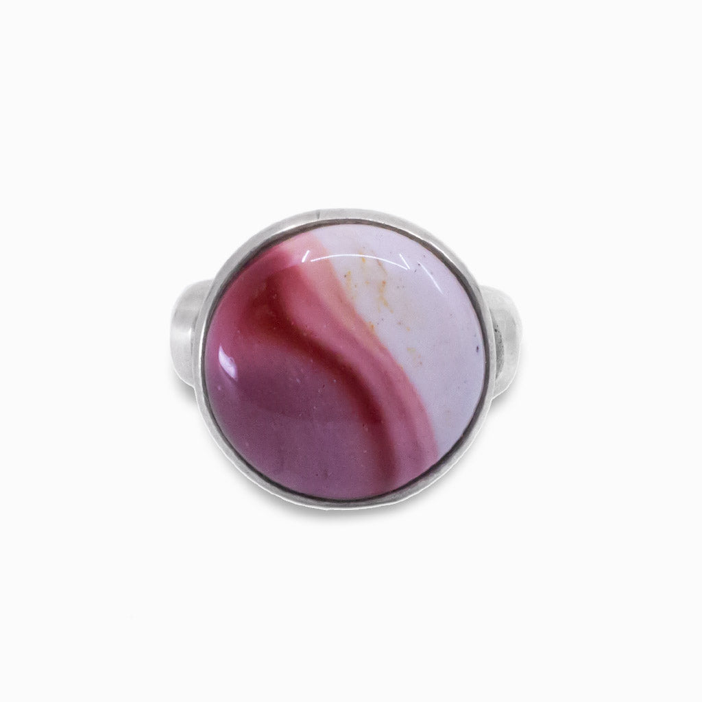 MOOKAITE CABOCHON RING