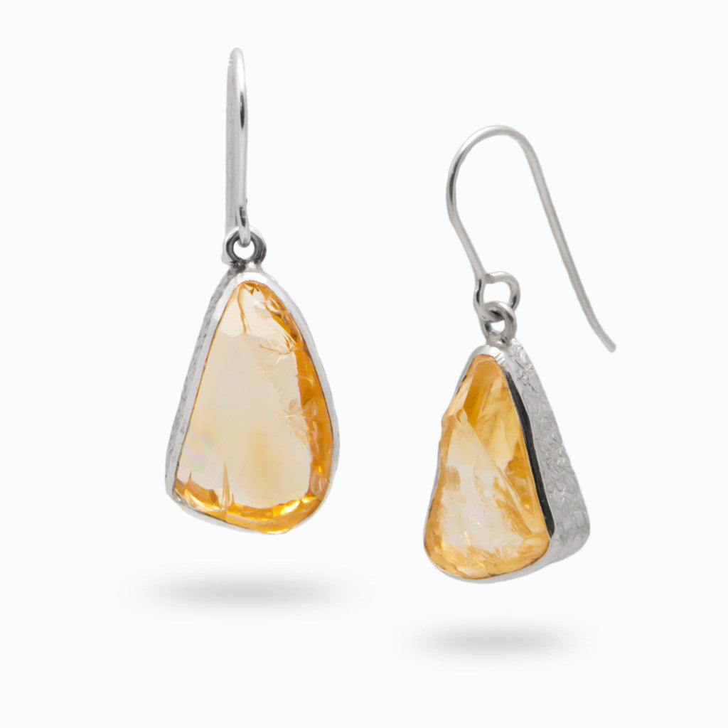 RAW CITRINE DROPS