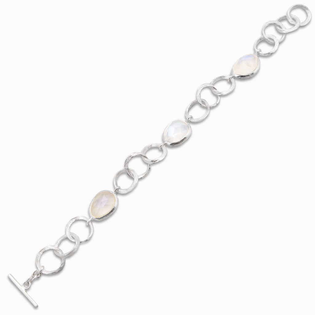 Rainbow Moonstone Bracelet