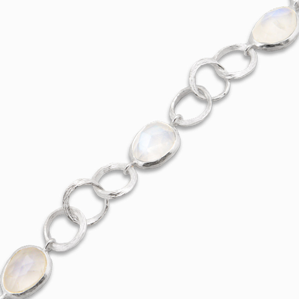 Rainbow Moonstone Bracelet