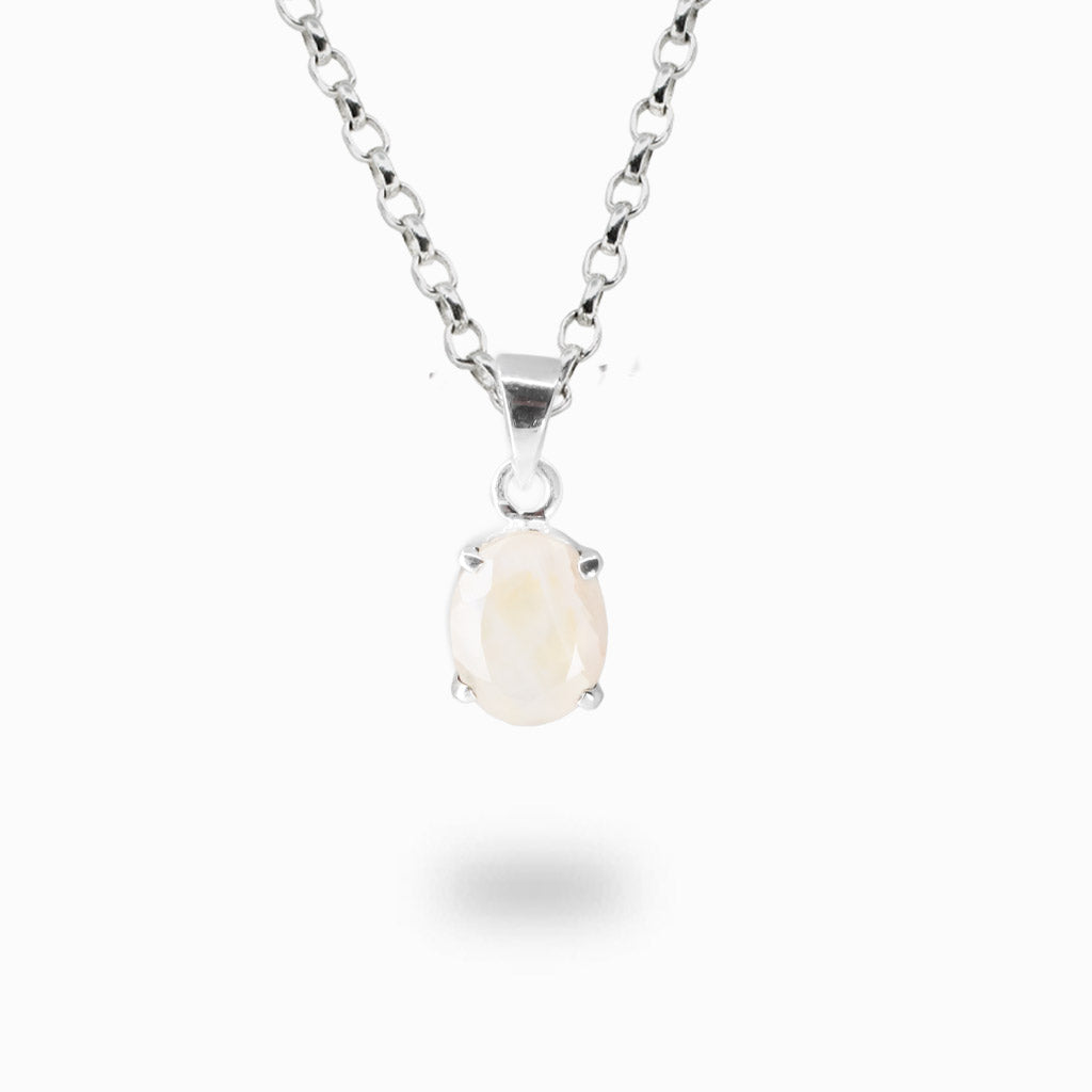 Rainbow Moonstone Necklace