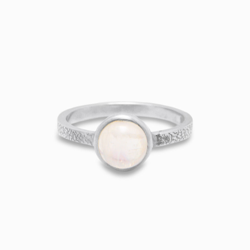 RAINBOW MOONSTONE RING