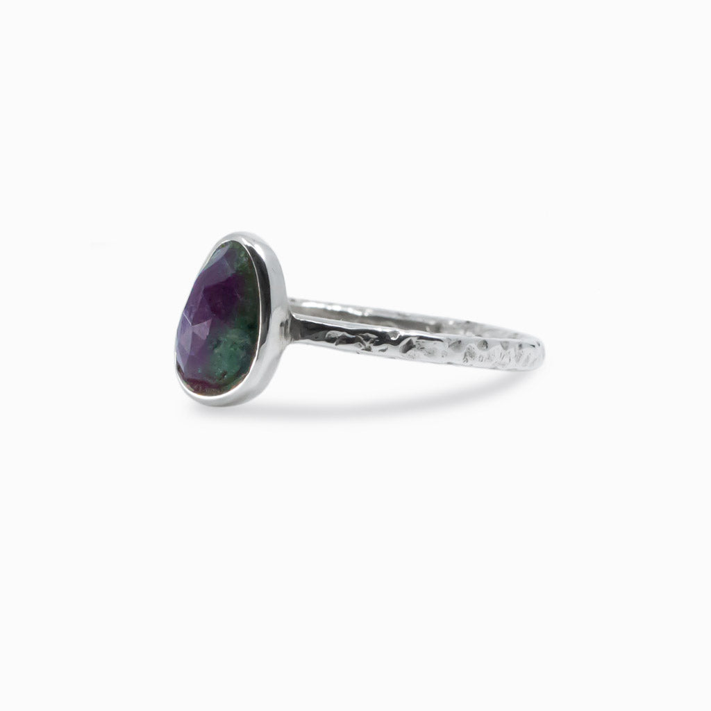 Ruby Zoisite ring