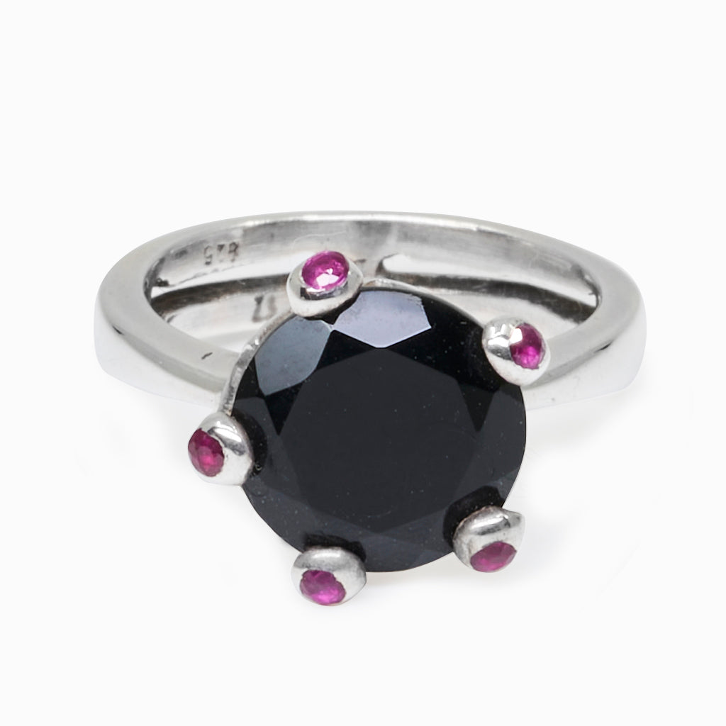 ONYX AND RUBY RING