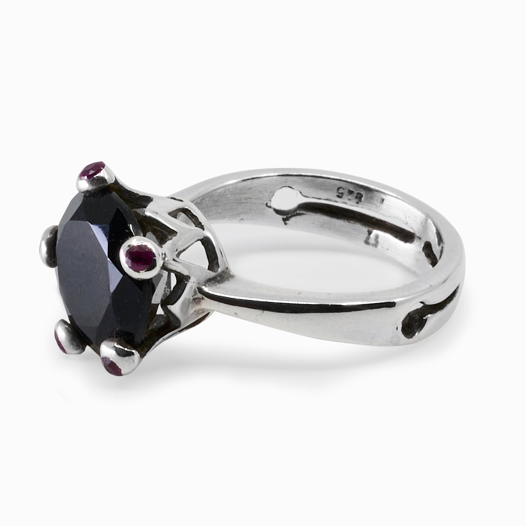 ONYX AND RUBY RING