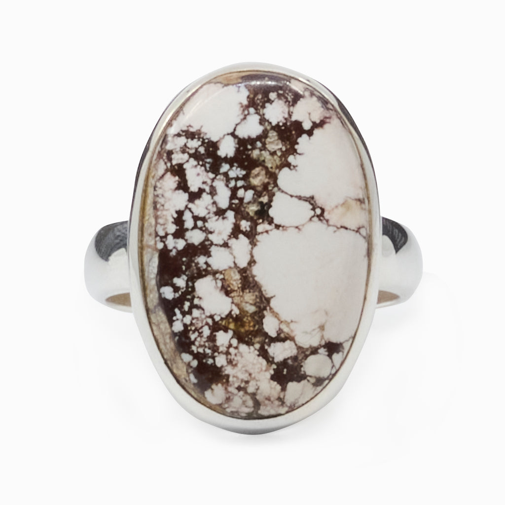 oval cabochon Wild horse ring