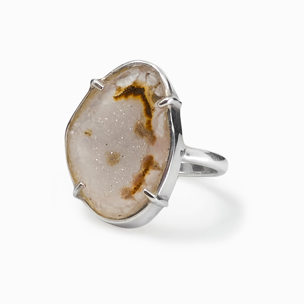 Agate Geode Ring | Made In Earth US